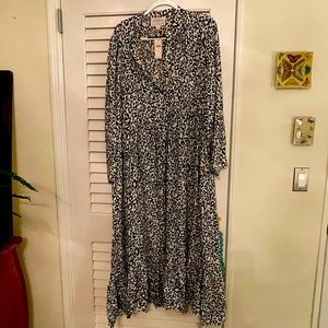Anthropologie Animal Print Dress